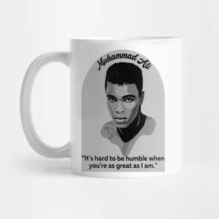 Muhammad Ali Portrait and Quote Mug